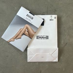 Brand New Wolford Neon 40 den Tights in Medium. Light shimmer. Soft waistband.